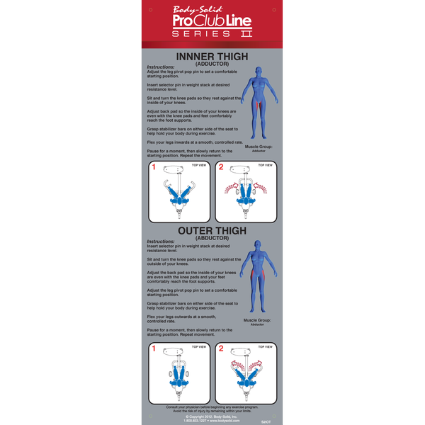 Body-Solid Hip Abduction Abductor Machine (S2IOT) – WorkoutHealthy LLC