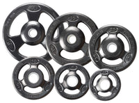 Iso-Grip Rubber Olympic Plates (Sold In Pairs)
