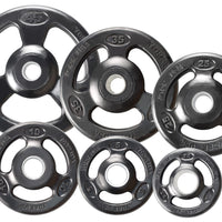 Iso-Grip Rubber Olympic Plates (Sold In Pairs)