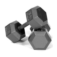 Troy (3-25 lb) Hex Dumbbell Set w/ Rack
