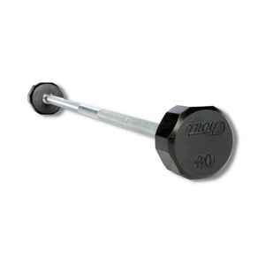 Troy (20-110 lb) 12-Sided Rubber Barbell Set