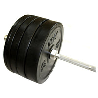 Troy USA Sports 305 lb Bumper Set w/ Bar
