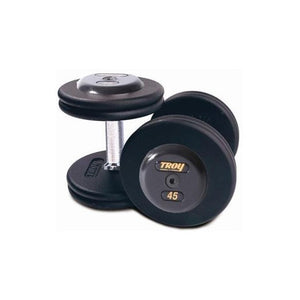 Troy Black Pro-Style Dumbbells