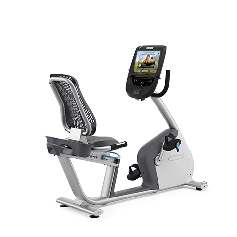 Precor RBK 885 Recumbent Bike w/ P82 Console | Buy & Sell Fitness